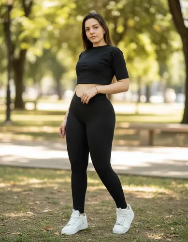 Calza Larga Chica Que Corre Chupin T.3 Negro