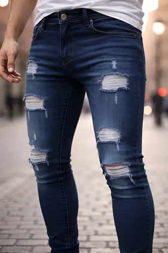 Jeans Chupin  De Hombre Cerro/Mencia
